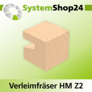 Systemshop24 Verleimfräser für Schubladen HM Z2...