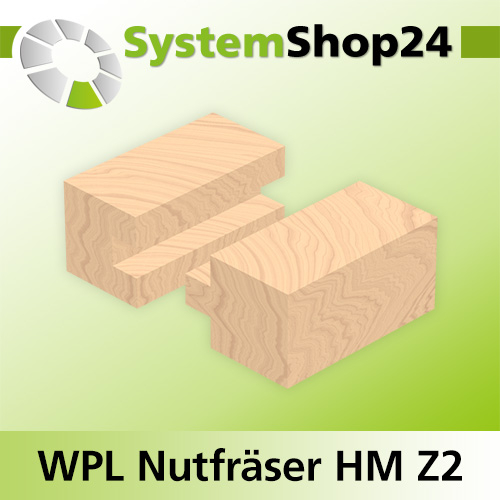 Systemshop24 Wendeplatten-Nutfräser Z2 D19mm (3/4") AL19,5mm GL69,5mm S12mm RL
