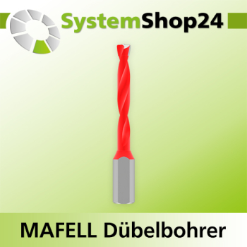 Systemshop24 Dübelbohrer für MAFELL DuoDübler HM Z2 D5mm AL30mm GL58mm S8mm SL16mm RL RD