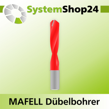 Systemshop24 Dübelbohrer für MAFELL DuoDübler HM Z2 D8,2mm AL30mm GL58mm S8mm SL16mm RL RD