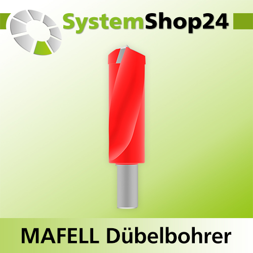 Systemshop24 Dübelbohrer für MAFELL DuoDübler HM Z2 D14mm AL30mm GL58mm S8mm SL16mm RL RD