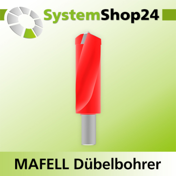 Systemshop24 Dübelbohrer für MAFELL DuoDübler HM Z2 D14mm AL30mm GL58mm S8mm SL16mm RL RD