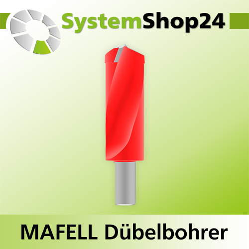 Systemshop24 Dübelbohrer für MAFELL DuoDübler HM Z2 D15mm AL30mm GL58mm S8mm SL16mm RL RD