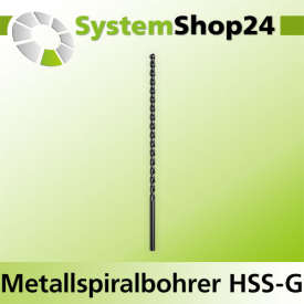 FAMAG Metallspiralbohrer HSS-G lang A5mm S5mm GL150mm...