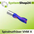 Systemshop24 VHM Extreme Spiralnutfräser Z2 S6mm...