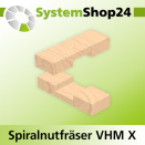 Systemshop24 VHM Extreme Spiralnutfräser Z2 S8mm...