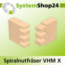 Systemshop24 VHM Extreme Spiralnutfräser Z2+2 S16mm...