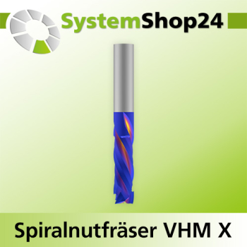 Systemshop24 VHM Extreme Spiralnutfräser Z3+3 S10mm D10mm AL1 25mm AL2 7mm GL80mm RL-RD / LD / positiv / negativ / Up Cut / Down Cut