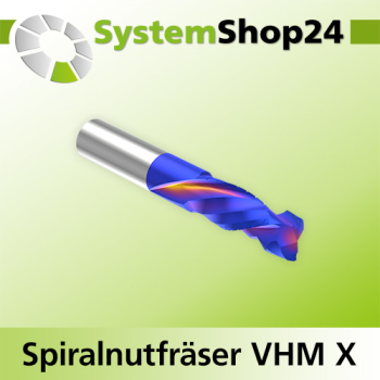Systemshop24 VHM Extreme Schruppfräser mit Spanbrecher Z2+2 S8mm D8mm AL1 35mm AL2 6mm GL80mm RL-RD / LD / positiv / negativ / Up Cut / Down Cut