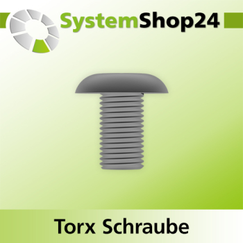 Systemshop24 Torx Schraube T15 M3,5x6mm