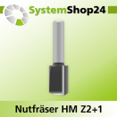 Systemshop24 Nutfräser HM Z2+1 D19mm (3/4")...