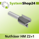 Systemshop24 Nutfräser HM Z2+1 D21mm AL25mm GL59mm...