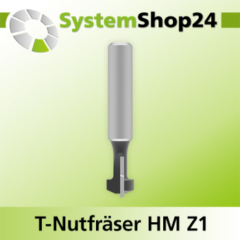 Systemshop24 T-Nutfräser für M5 HM Z1 D1 8,5mm D2 5,6mm AL11,5mm AL1 7mm AL2 4,5mm GL54mm (2 1/8") S8mm RL