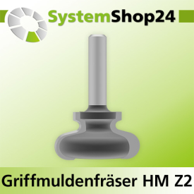 Systemshop24 Griffmuldenfräser HM Z2 D38,1mm (1...