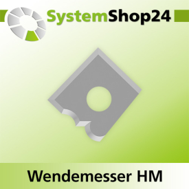 Systemshop24 Wendemesser HM L12mm B12mm D1,5mm R2/R2,5mm