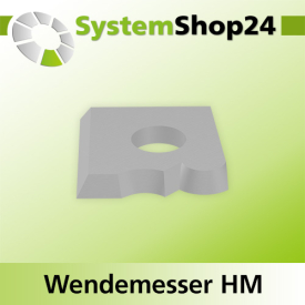 Systemshop24 Wendemesser HM L12mm B12mm D1,5mm R2/R2,5mm