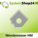 Systemshop24 Wendemesser HM L12mm B12mm D1,5mm R3