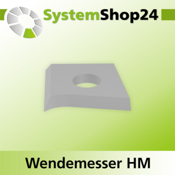Systemshop24 Wendemesser HM L12mm B12mm D1,5mm 75° R4