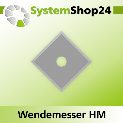 Systemshop24 Wendemesser HM L17mm B17mm D2mm 92°