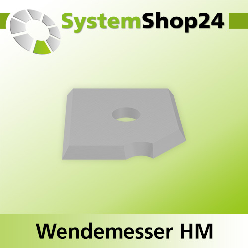 Systemshop24 Wendemesser HM L17mm B17mm D1,5mm R2mm