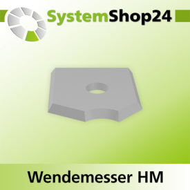 Systemshop24 Wendemesser HM L17mm B17mm D1,5mm R4mm