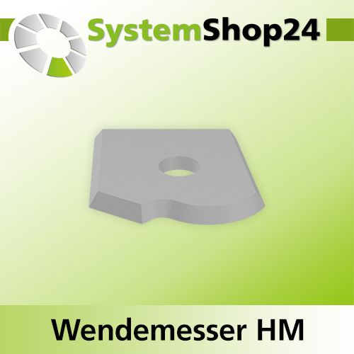 Systemshop24 Wendemesser HM L17mm B17mm D1,5mm R6mm