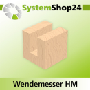 Systemshop24 Wendemesser HM L19,5mm B9mm D1,5mm