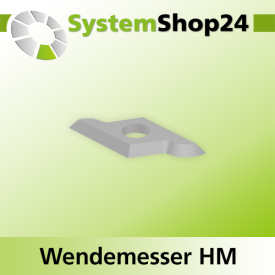 Systemshop24 Wendemesser HM L19,5mm B9mm D1,5mm R4mm