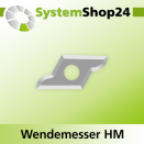 Systemshop24 Wendemesser HM L19,5mm B9mm D1,5mm R4mm