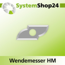 Systemshop24 Wendemesser HM L19,5mm B9mm D1,5mm R7mm