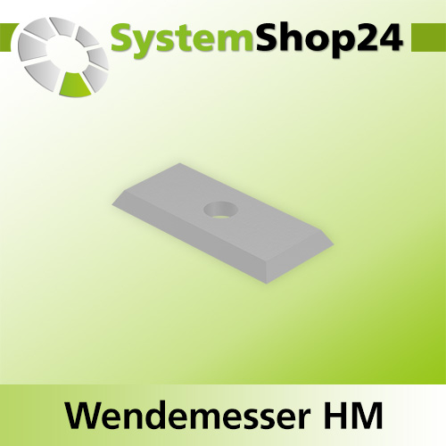 Systemshop24 Wendemesser HM L19,5mm B9mm D1,5mm