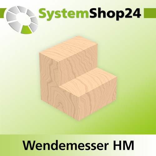 Systemshop24 Wendemesser HM L19,5mm B9mm D1,5mm