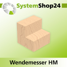 Systemshop24 Wendemesser HM L19,5mm B9mm D1,5mm
