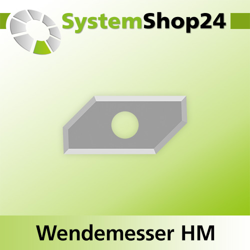 Systemshop24 Wendemesser HM L19,5mm B9mm D1,5mm 45°