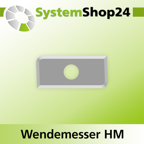 Systemshop24 Wendemesser HM L19,5mm B9mm D1,5mm R2mm