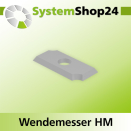 Systemshop24 Wendemesser HM L19,5mm B9mm D1,5mm R2mm