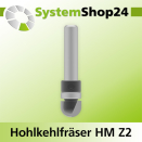 Systemshop24 Hohlkehlfräser mit Achswinkel und...