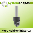 Systemshop24 Wendeplatten-Hohlkehlfräser Z1 D18mm...