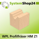 Systemshop24 Wendeplatten-Hohlkehlfräser Z1 D18mm...