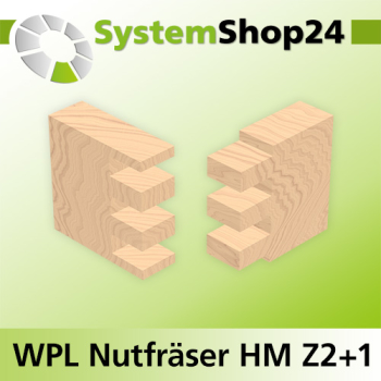 Systemshop24 Wendeplatten-Nutfräser Z2+2 D25,4mm (1") AL19,5mm GL58mm S8mm RL