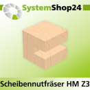 Systemshop24 Scheibennutfräser HM Z3 D47,6mm SB3mm...