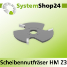 Systemshop24 Scheibennutfräser mit angesenkter...