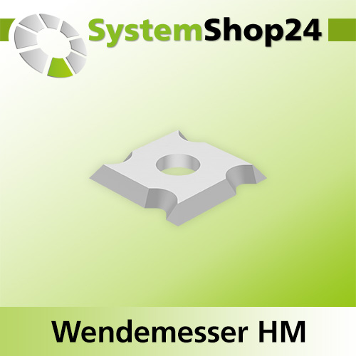 Systemshop24 Wendemesser HM L12mm B12mm D1,5mm R1mm