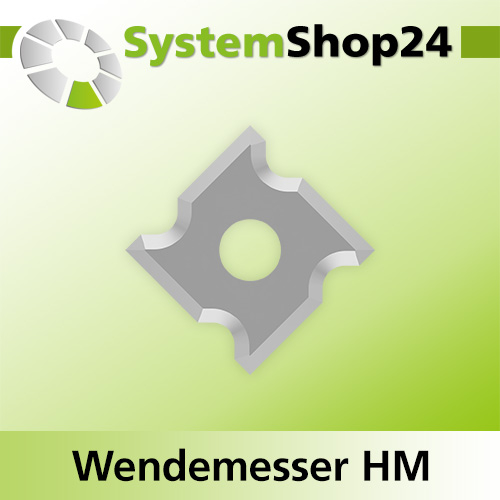 Systemshop24 Wendemesser HM L12mm B12mm D1,5mm R1,5mm