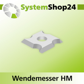 Systemshop24 Wendemesser HM L12mm B12mm D1,5mm R1,5mm