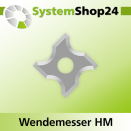 Systemshop24 Wendemesser HM L12mm B12mm D1,5mm R3mm