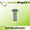 Systemshop24 Zylinderschraube mit Innensechskant M4x10mm...