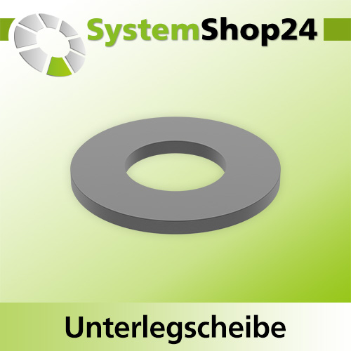 Systemshop24 Unterlegscheibe D6,7mm d3,2mm (1/8") B0,8mm