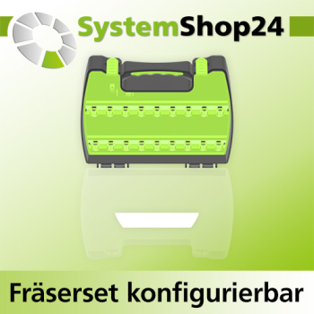 Systemshop24 konfigurierbares Fräserset 18-teilig S8mm