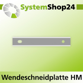 Systemshop24 Standard-Wendeschneidplatte 80x13x2,2mm 35°
